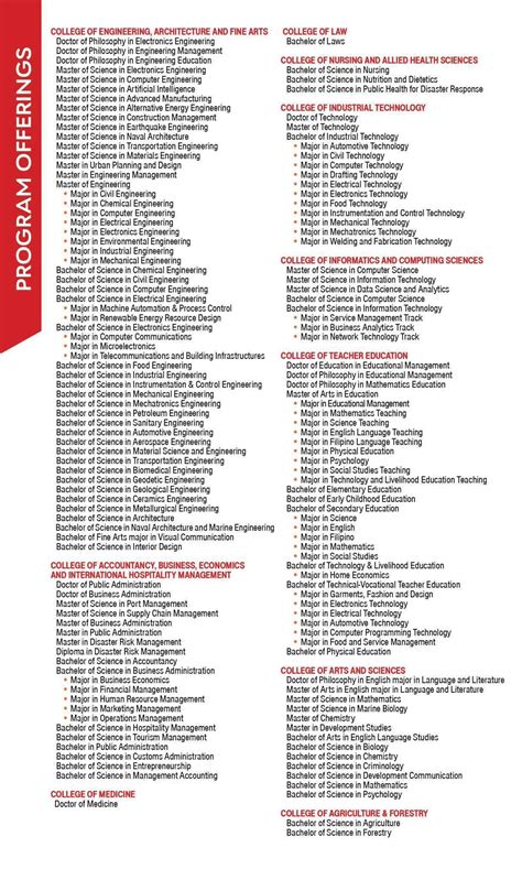 batangas state university application portal|Program Offerings .